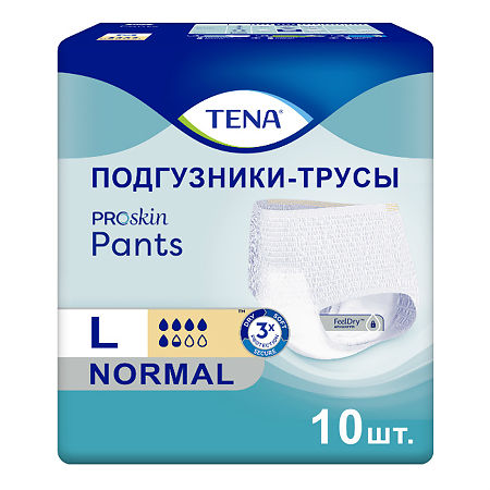 Подгузники-трусы TENA (Тена) Proskin Pants Normal