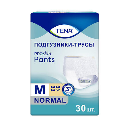 Подгузники-трусы TENA (Тена) Proskin Pants Normal M   Normal M