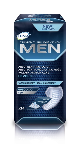 Tena men level 1 Тена мен уровень 1 урологические прокладки для мужчин  TENA  23 см (длина)